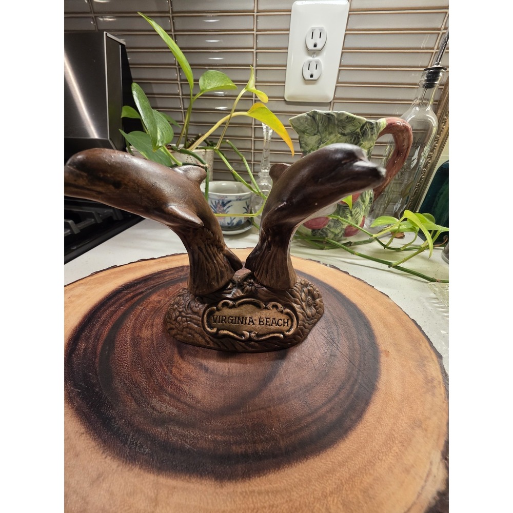 Vintage Treasure Craft for Virginia Beach Dolphin Salt and Pepper Shakers